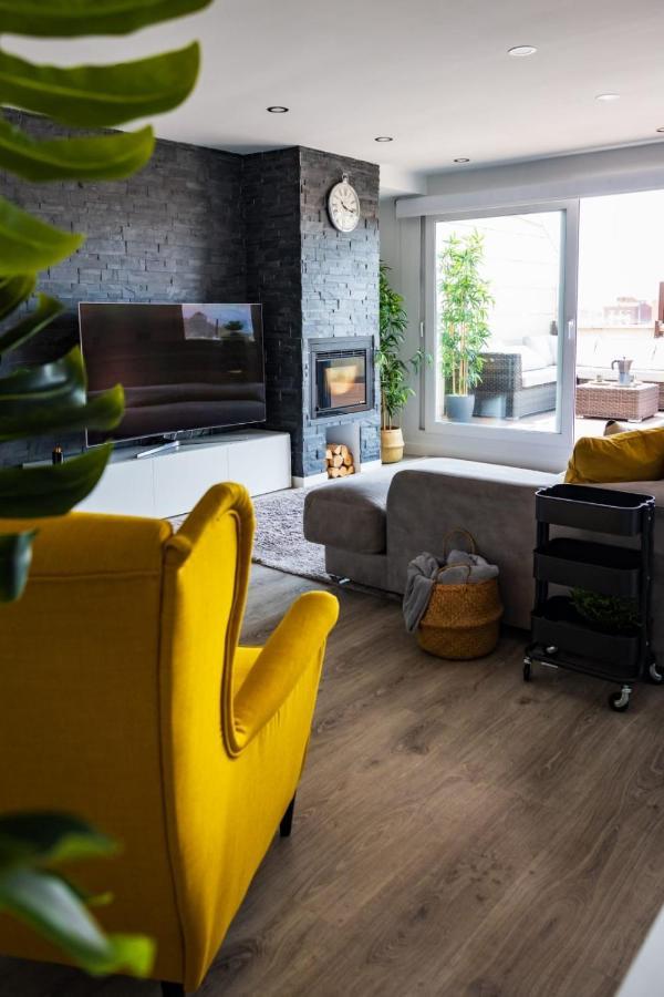 Lujoso Atico Entre 2 Playas Con Garaje, Terraza, Vistas Y Wifi Apartment Gijon Exterior photo